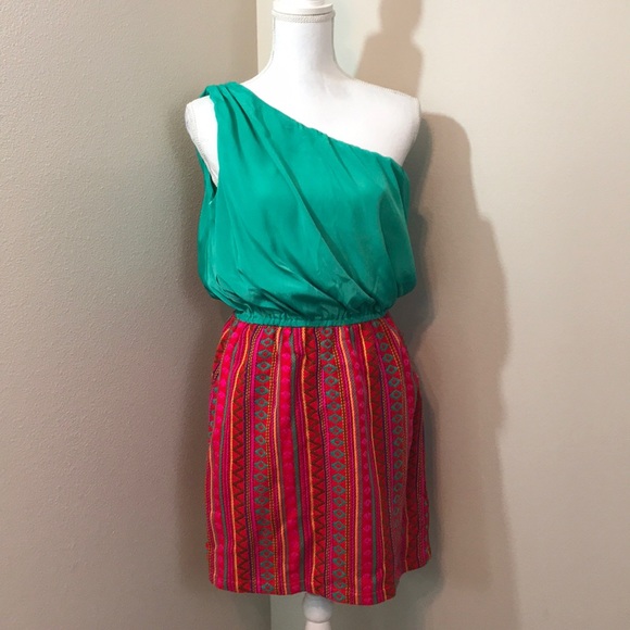 Anthropologie Dresses & Skirts - Judith March One Shoulder Dress Anthropologie